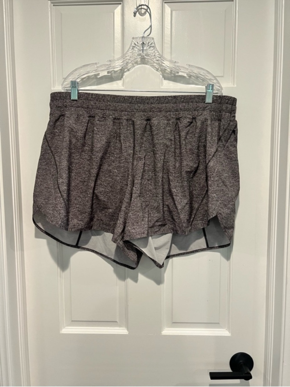 lululemon athletica Heathered Gray Running Shorts